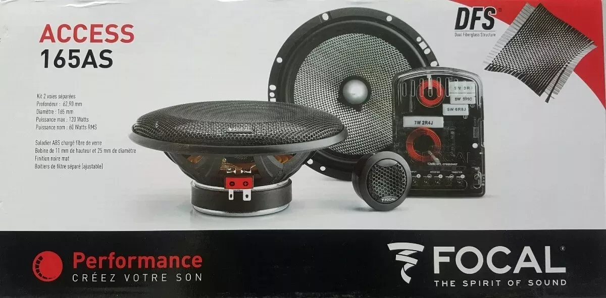 Paquete Bocinas Access165ac De 6.5+set De Medios Focal 165as