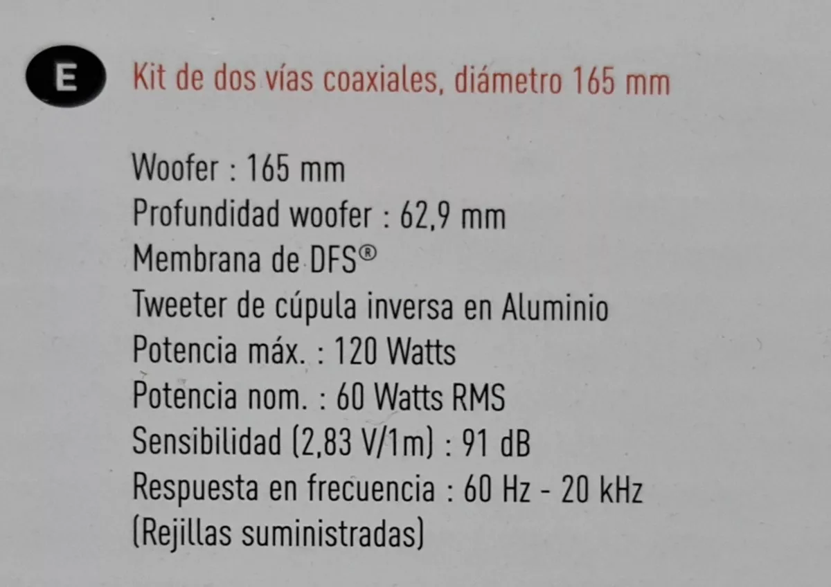 Paquete Bocinas Access165ac De 6.5+set De Medios Focal 165as