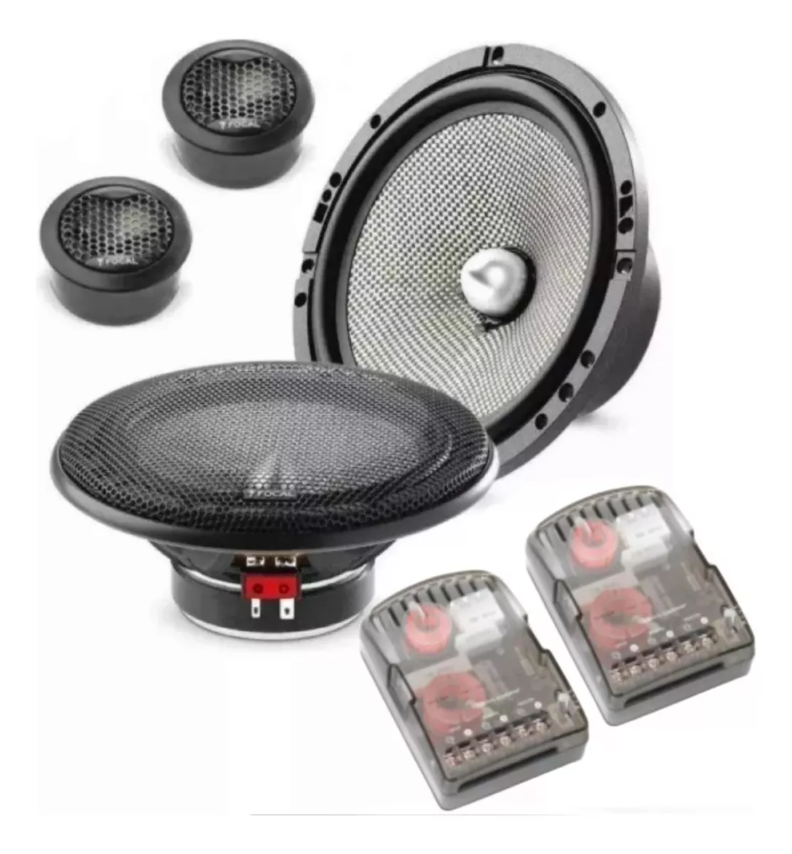 Paquete Bocinas Access165ac De 6.5+set De Medios Focal 165as