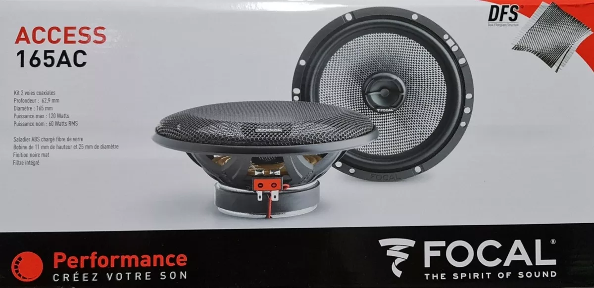 Paquete Bocinas Access165ac De 6.5+set De Medios Focal 165as