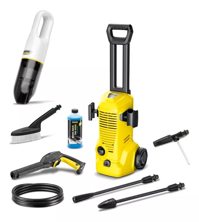 Kit Hidrolavadora K2 Premium Car Y Aspiradora Cvh2 Karcher