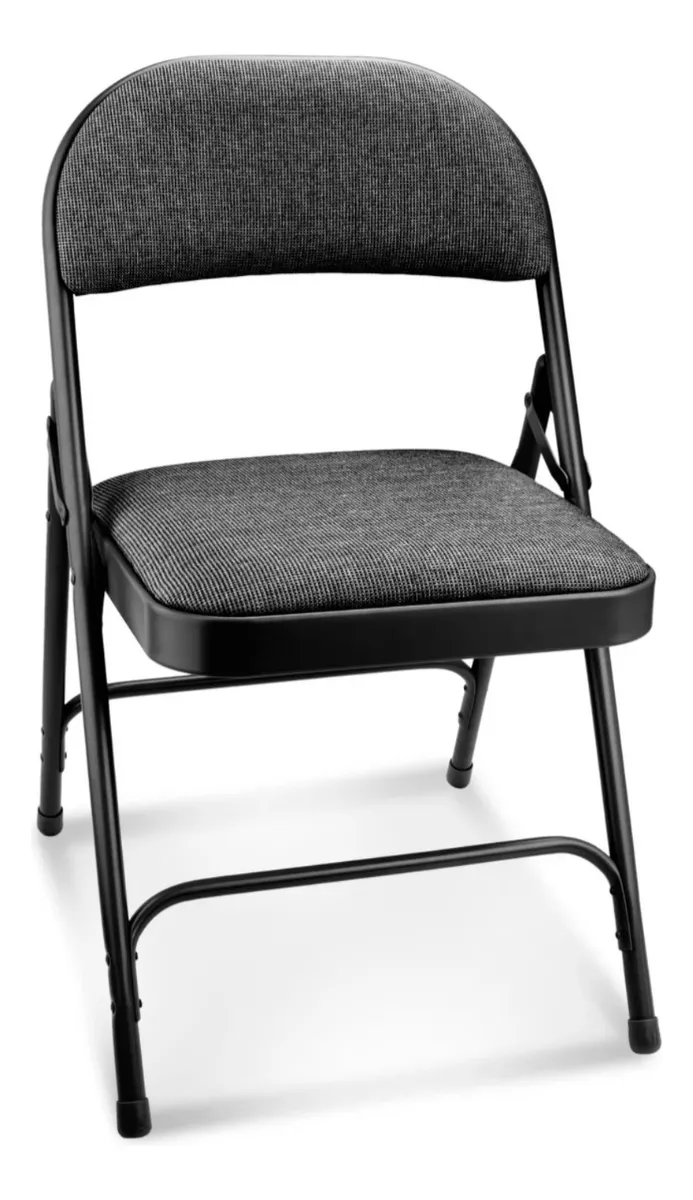 Pack 10 Silla Plegable Acojinada Metalica Uso Rudo Acolchnad
