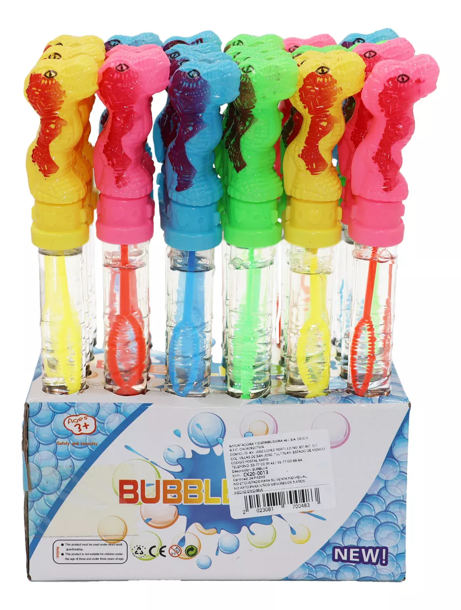30 Burbujas Burbujero Color Niño Juguete Jabon Mayoreo