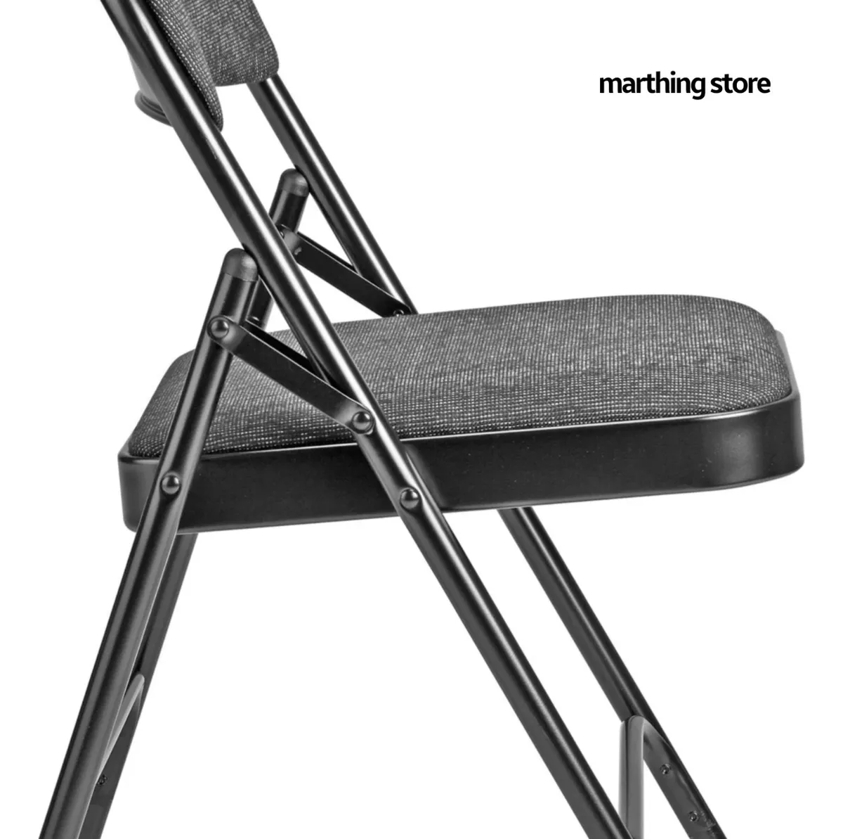 Pack 10 Silla Plegable Acojinada Metalica Uso Rudo Acolchnad