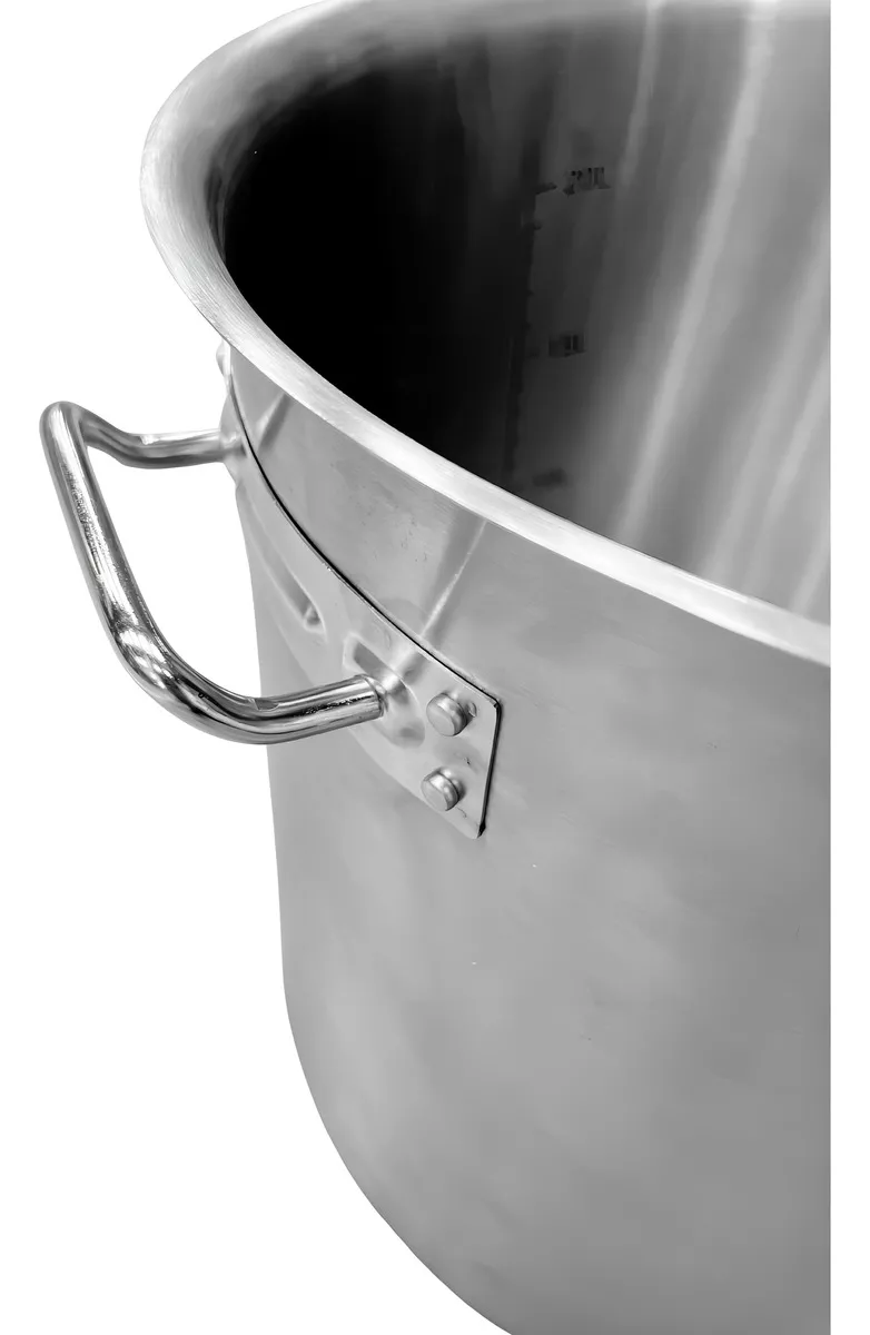 Olla Acero Inoxidable Alta Moven 35 L Color Plateado