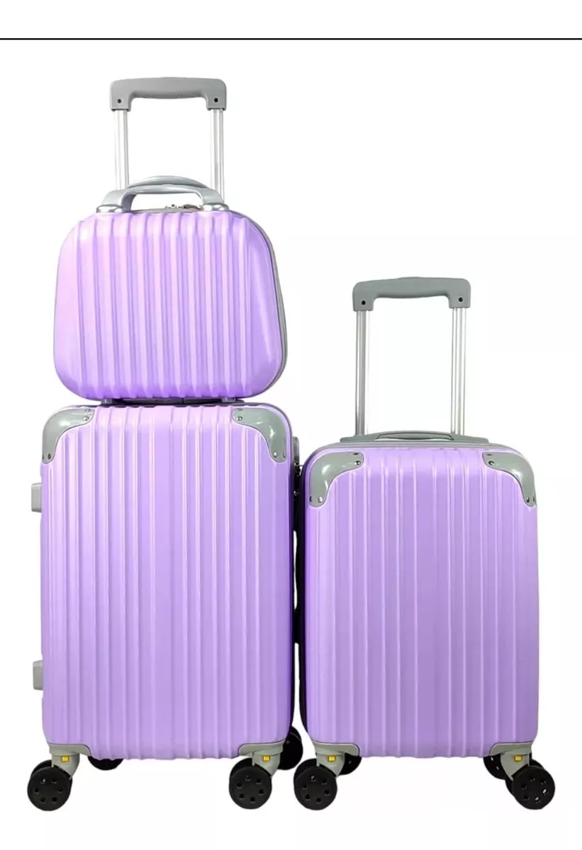 Kit Maleta 8 Kg + 10 Kg + Neceser 3 Pz Sin Documentar Ligera