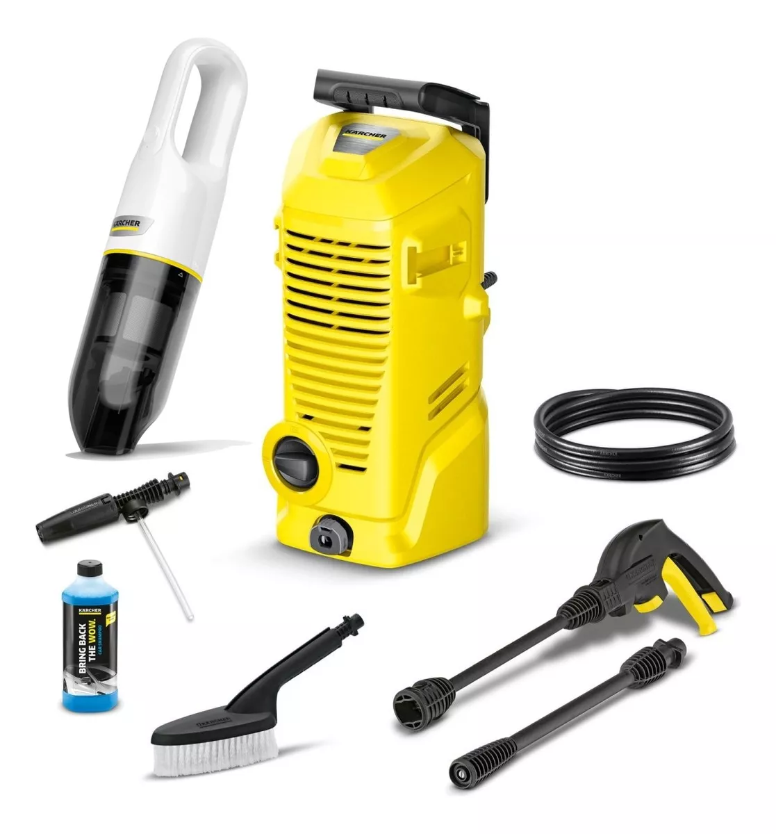 Kit Hidrolavadora K1 Car Y Aspiradora Cvh 2 Karcher