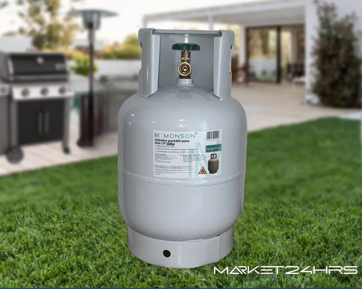 Tanque De Gas Lp Vacío Marca Roalf De 10kg Cilindro Portátil