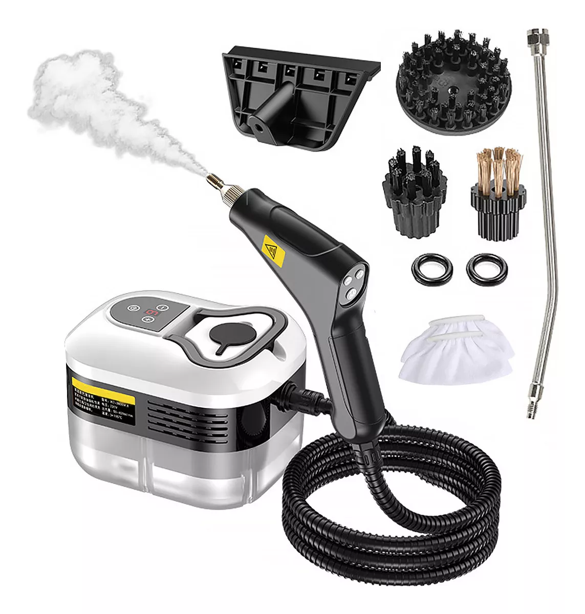 Limpiador De Vapor De Alta Temperatura 3800w 9 Piezas