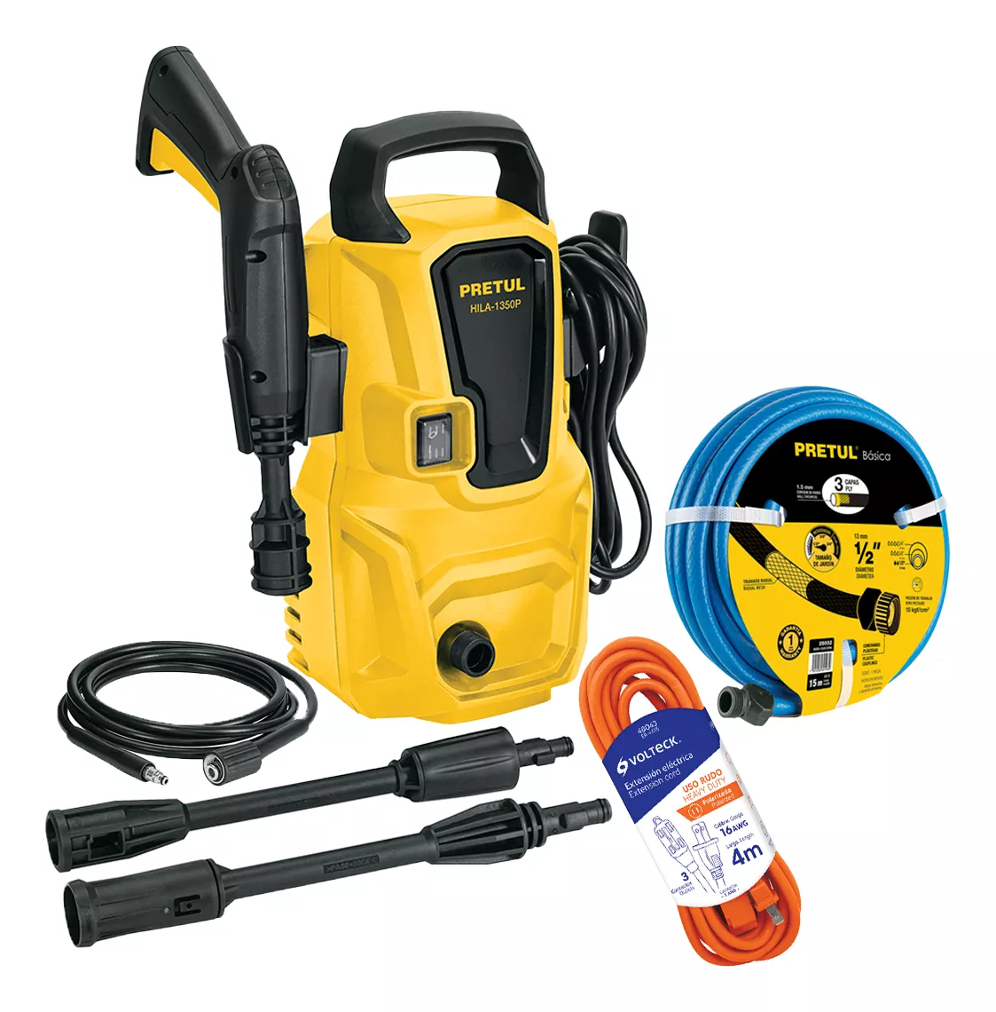Hidrolavadora Tipo Karcher, Manguera 10m Y Extensión Kit280