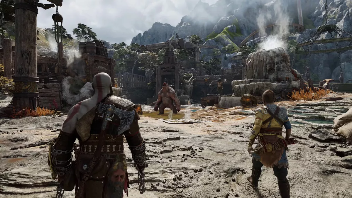 PlayStation 4 Slim 1TB Bundle God of War Ragnarok Físico negro