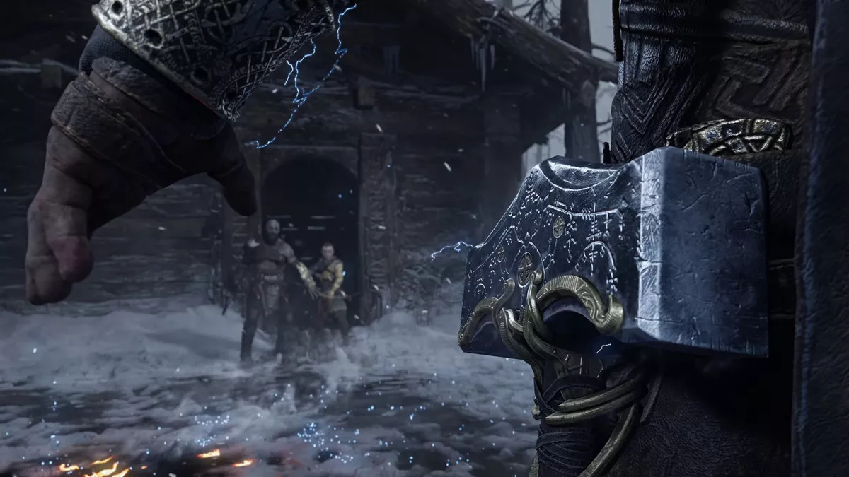 PlayStation 4 Slim 1TB Bundle God of War Ragnarok Físico negro