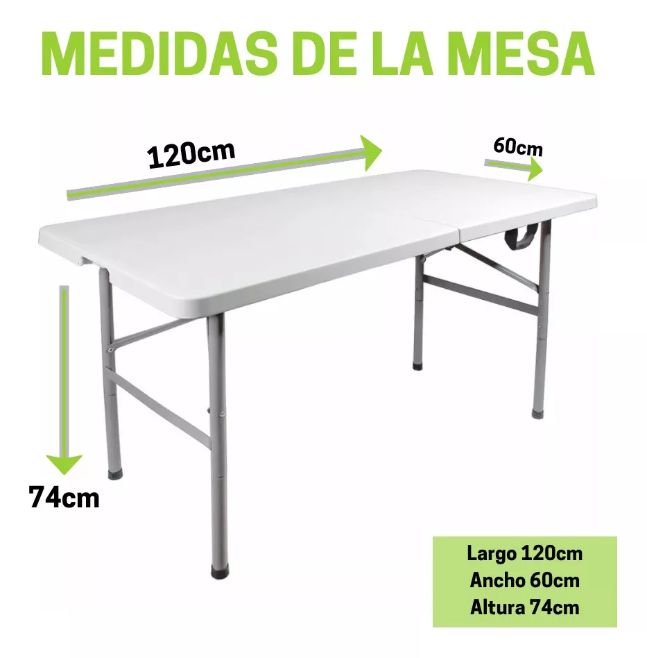 Vitasense Garden MESA-12 Mesa De Exterior De Plástico Color Blanco