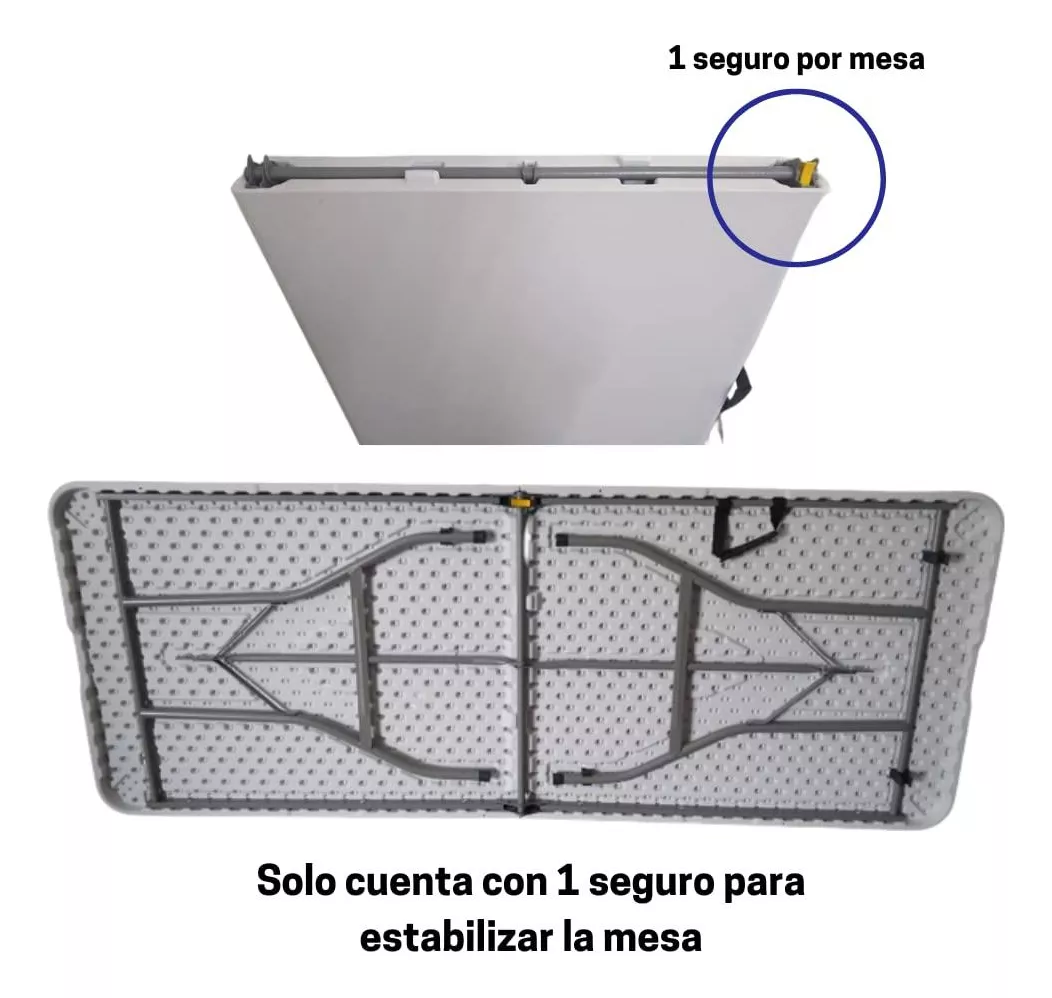 Vitasense Garden MESA-12 Mesa De Exterior De Plástico Color Blanco