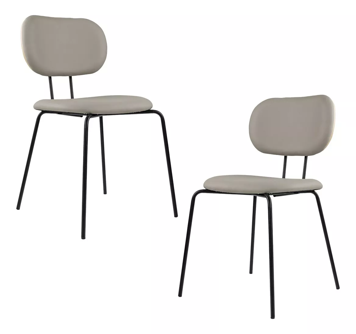 Set Sillas Comedor Tapizada Y De Madera Moderna Para Hogar