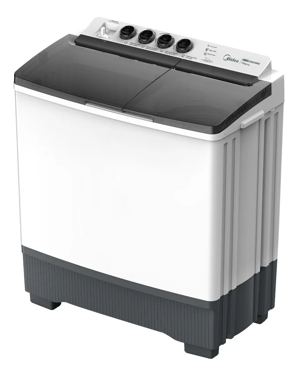 Lavadora semi-automática Midea hasta 15kg color blanco