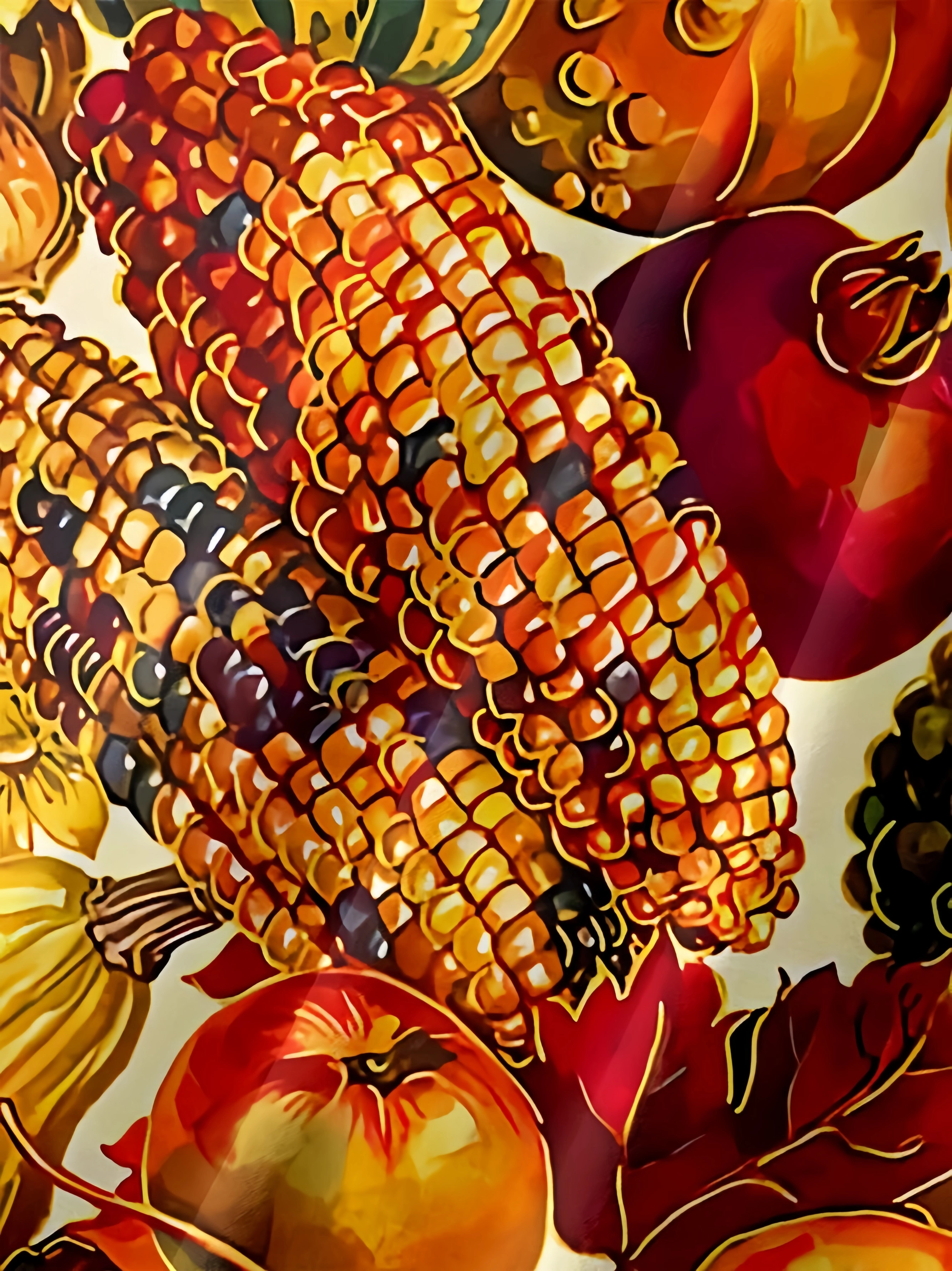 Thanksgiving Chest Pocket Short Sleeve Casual Shirt