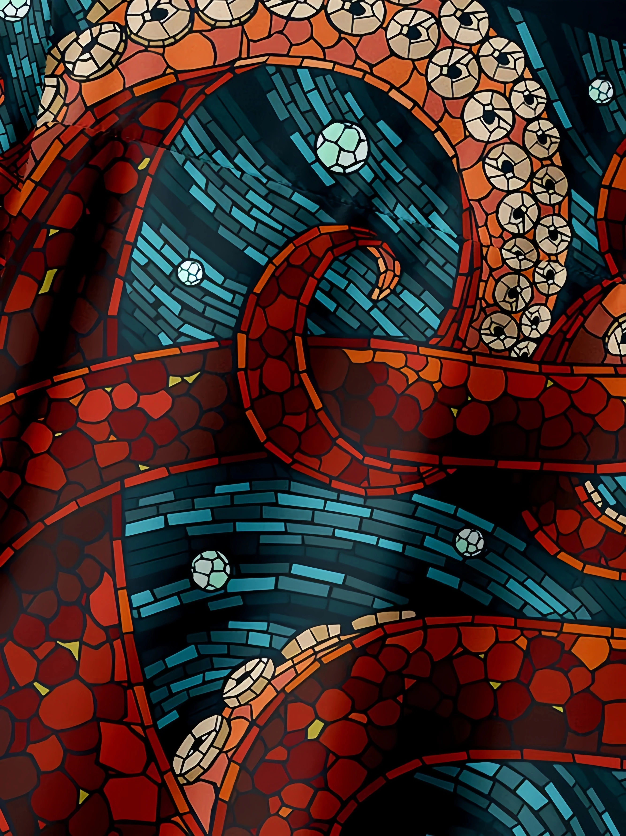 Octopus Chest Pocket Short Sleeve Hawaiian Shirt