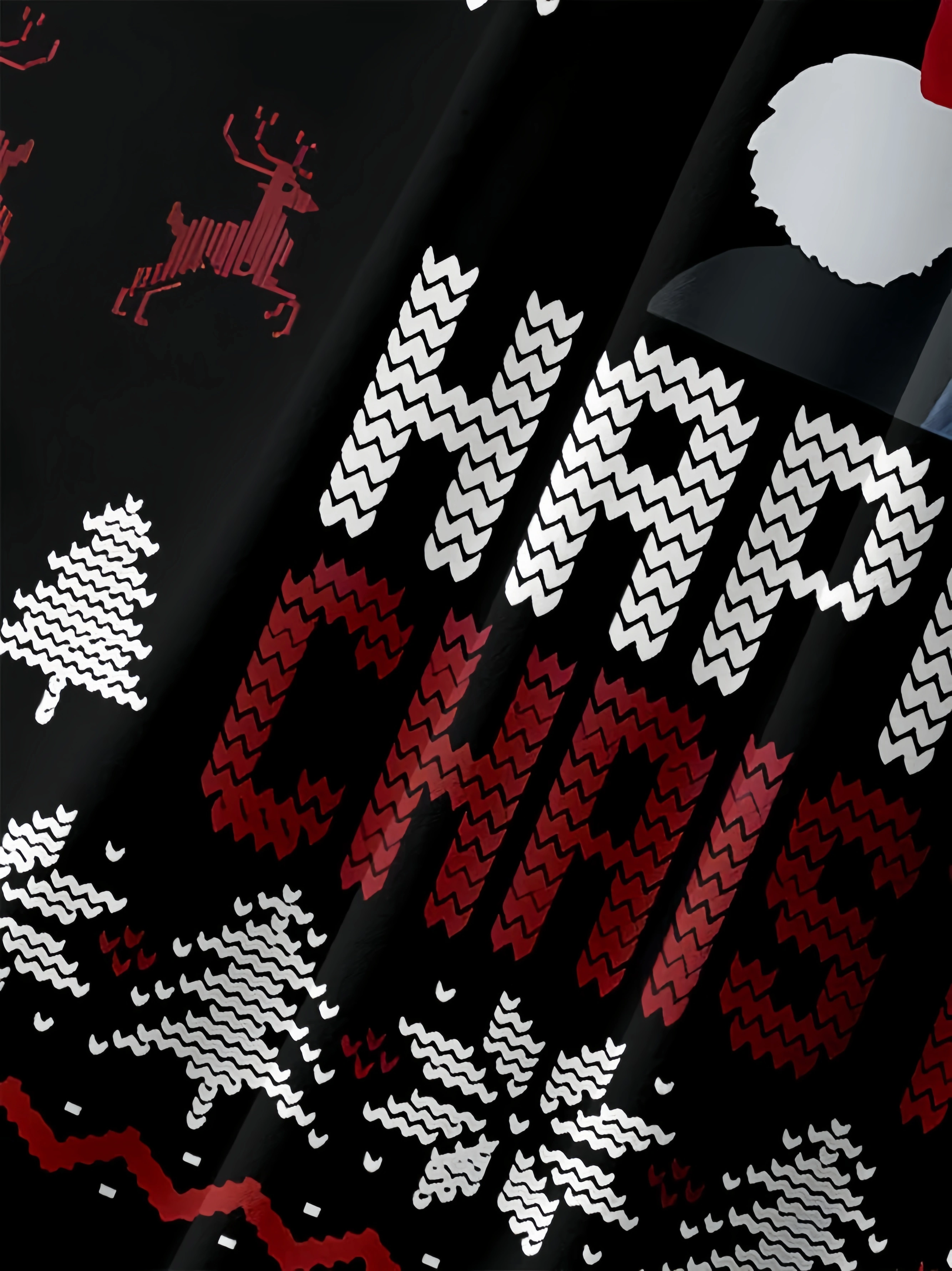 Christmas Chest Pocket Short Sleeve Casual Shirt