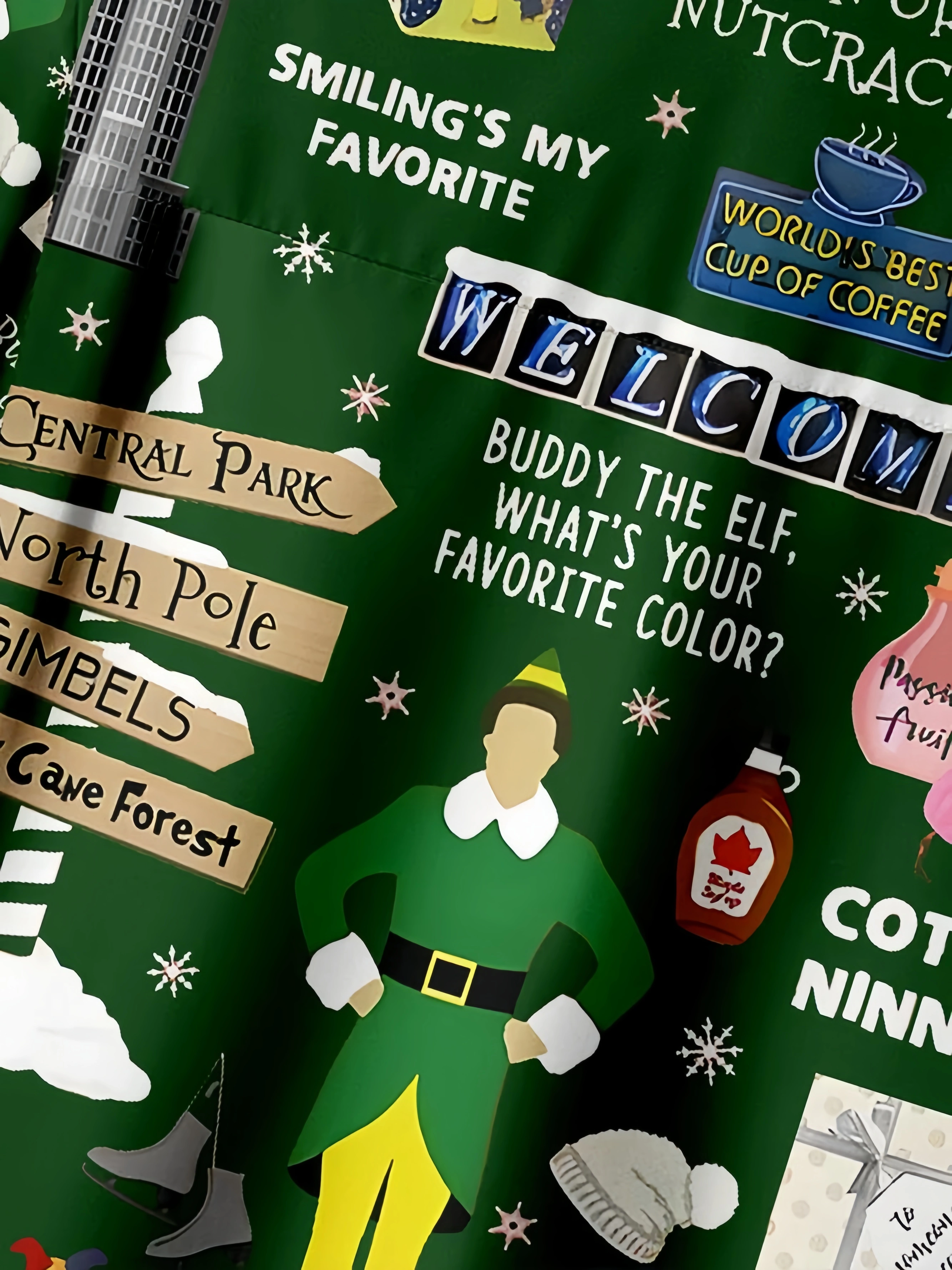 Christmas Griswold Chest Pocket Short Sleeve Casual Shirt