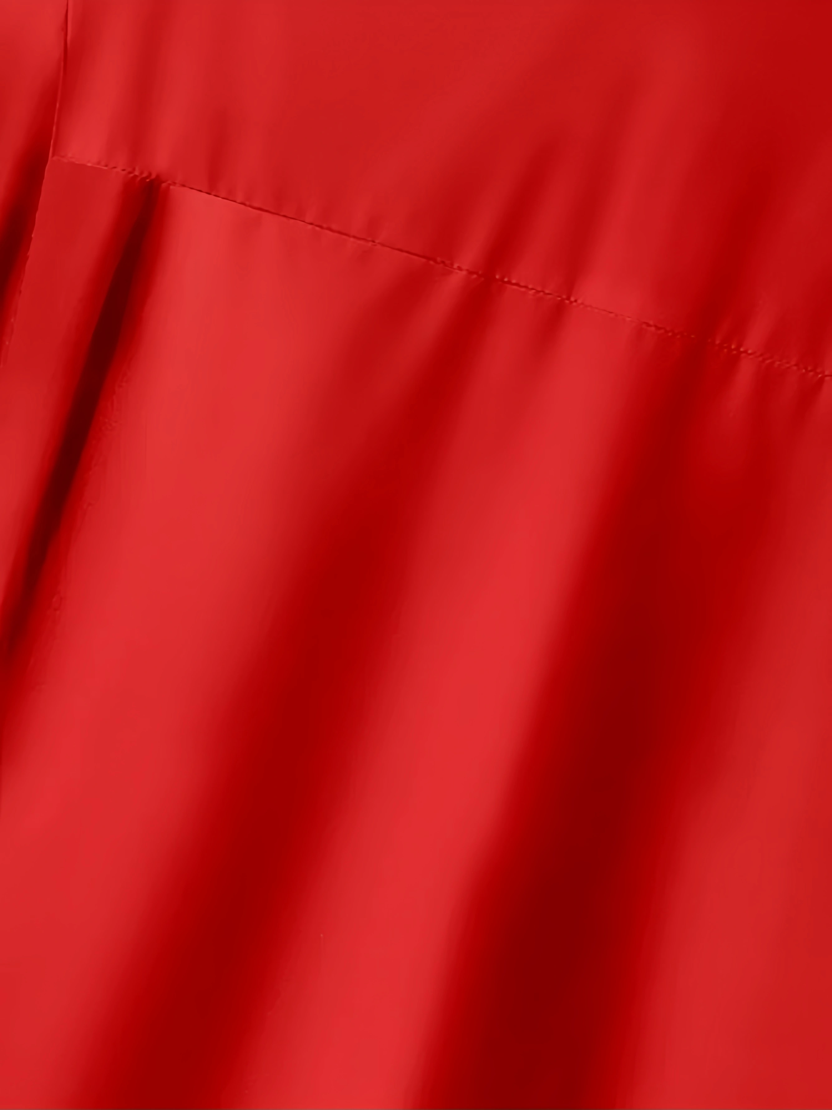 Santa Claus Chest Pocket Short Sleeve Bowling Shirt