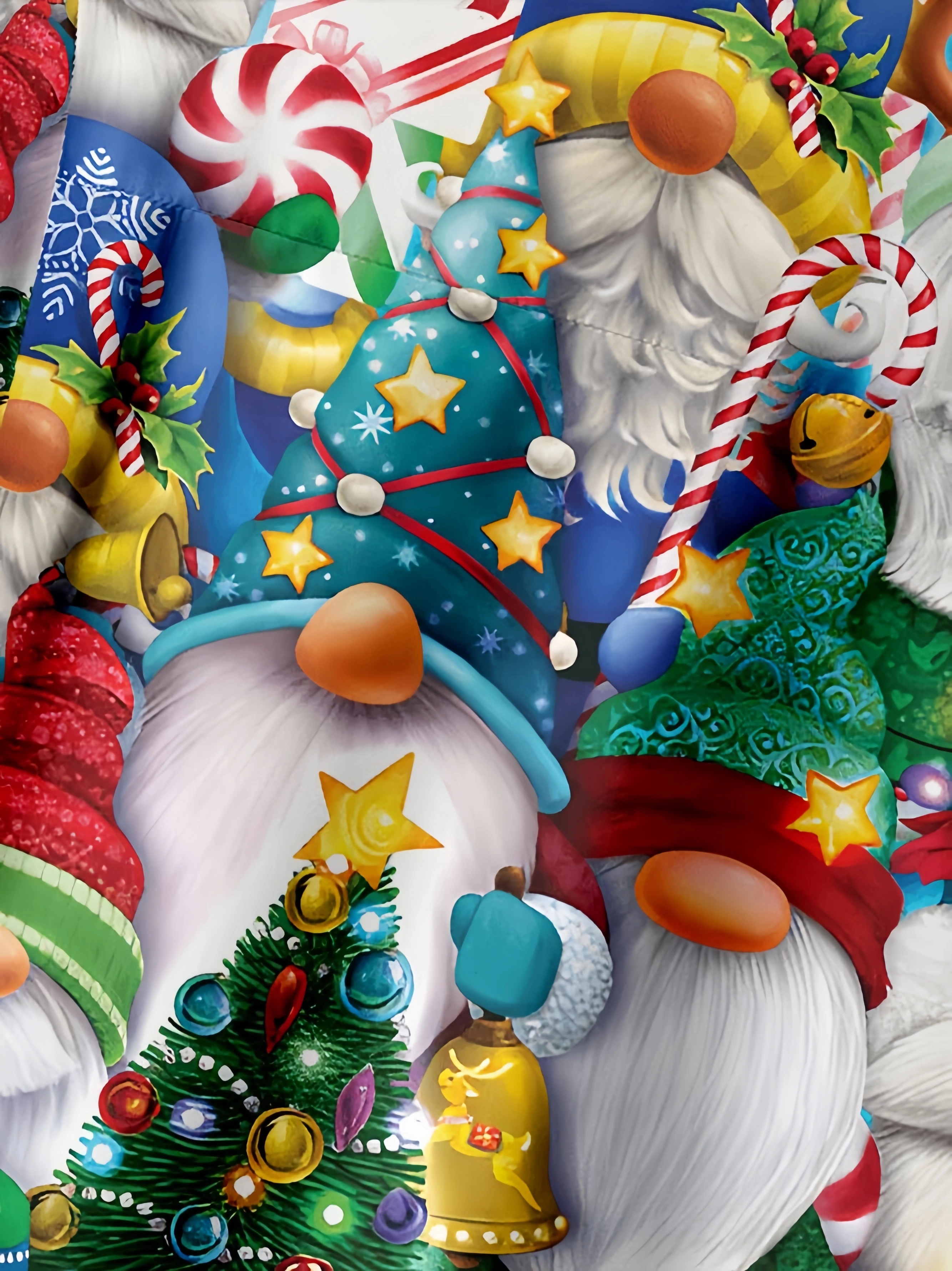 Christmas Gnome Chest Pocket Short Sleeve Hawaiian Shirt