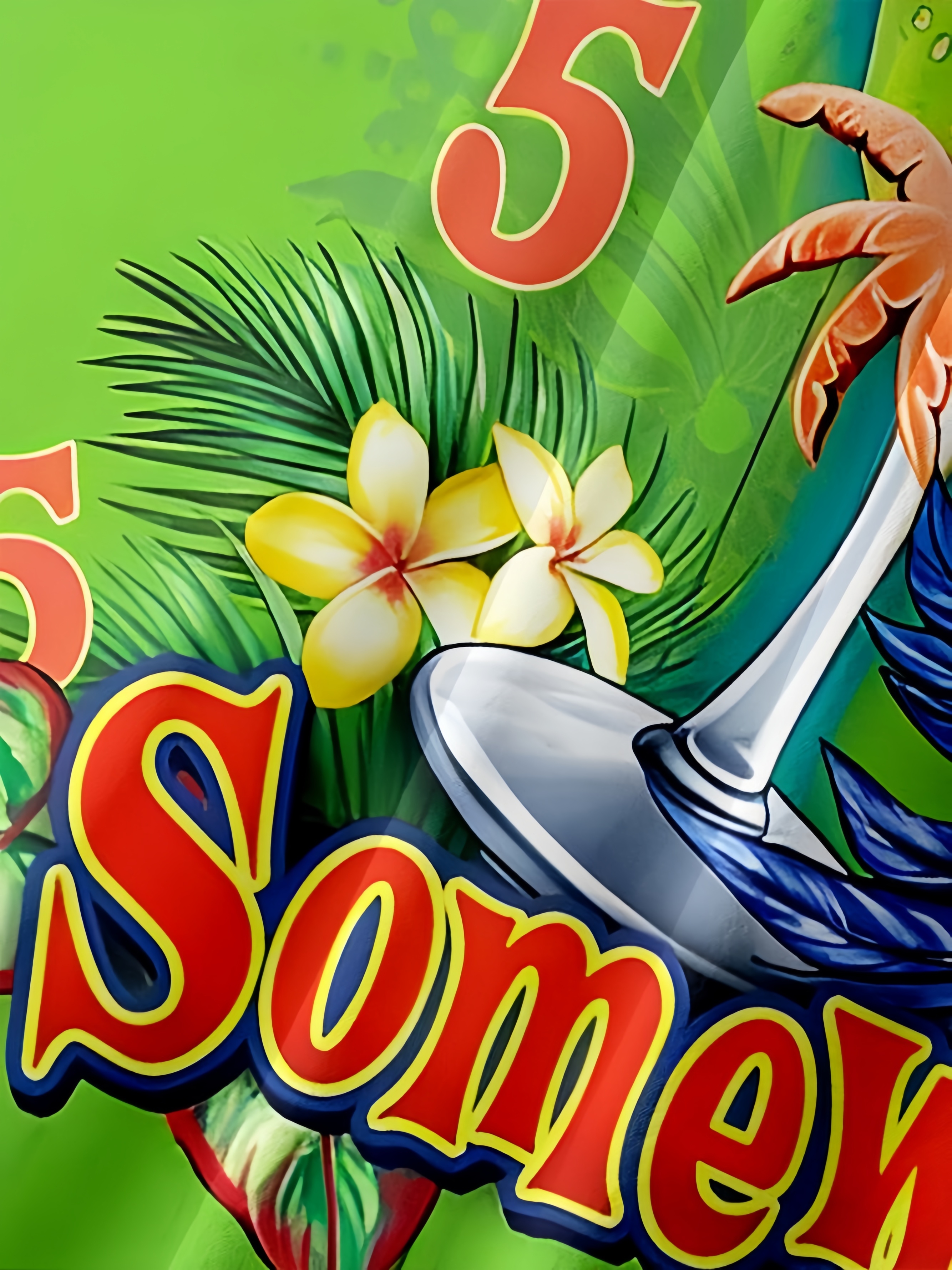 It‘s 5 O'Clock Somewhere Chest Pocket Short Sleeve Hawaiian Shirt