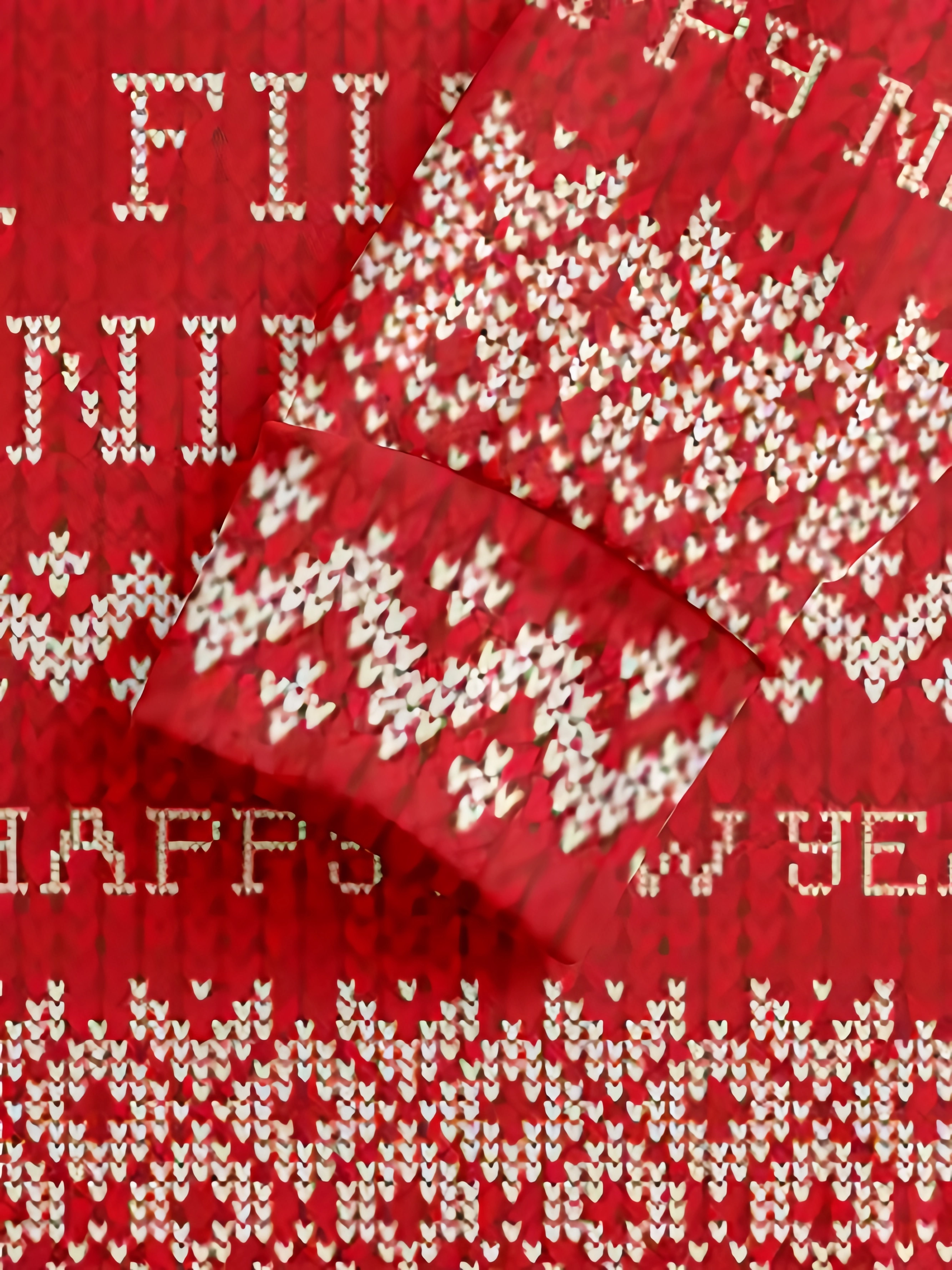 Christmas Text Letter Hoodie