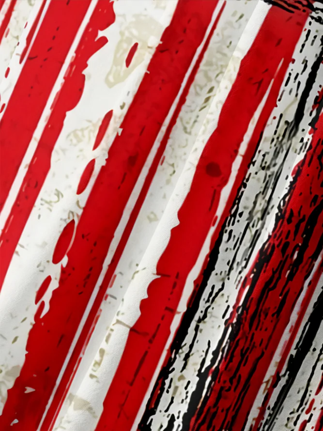 Veteran's Day Chest Pocket Short Sleeve Casual Shirt