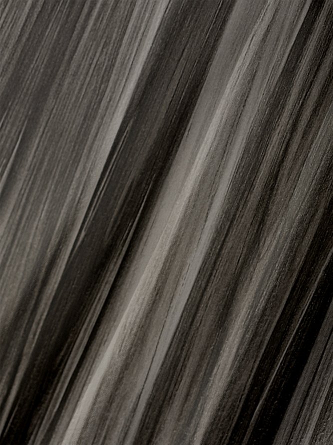 Wood Grain Chest Pocket Short Sleeve Casual Shirt