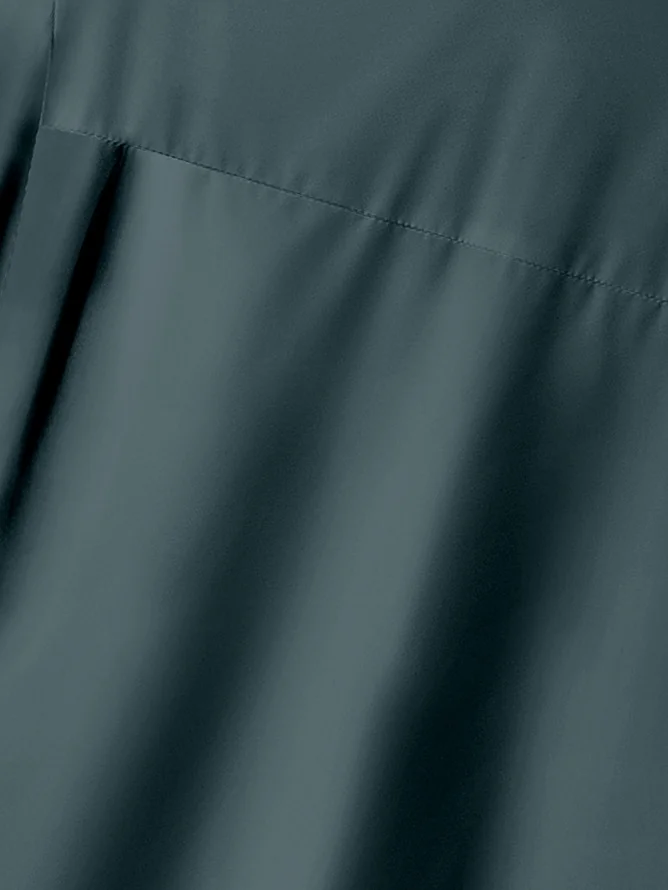 Cat Chest Pocket Short Sleeve Bowling Shirt