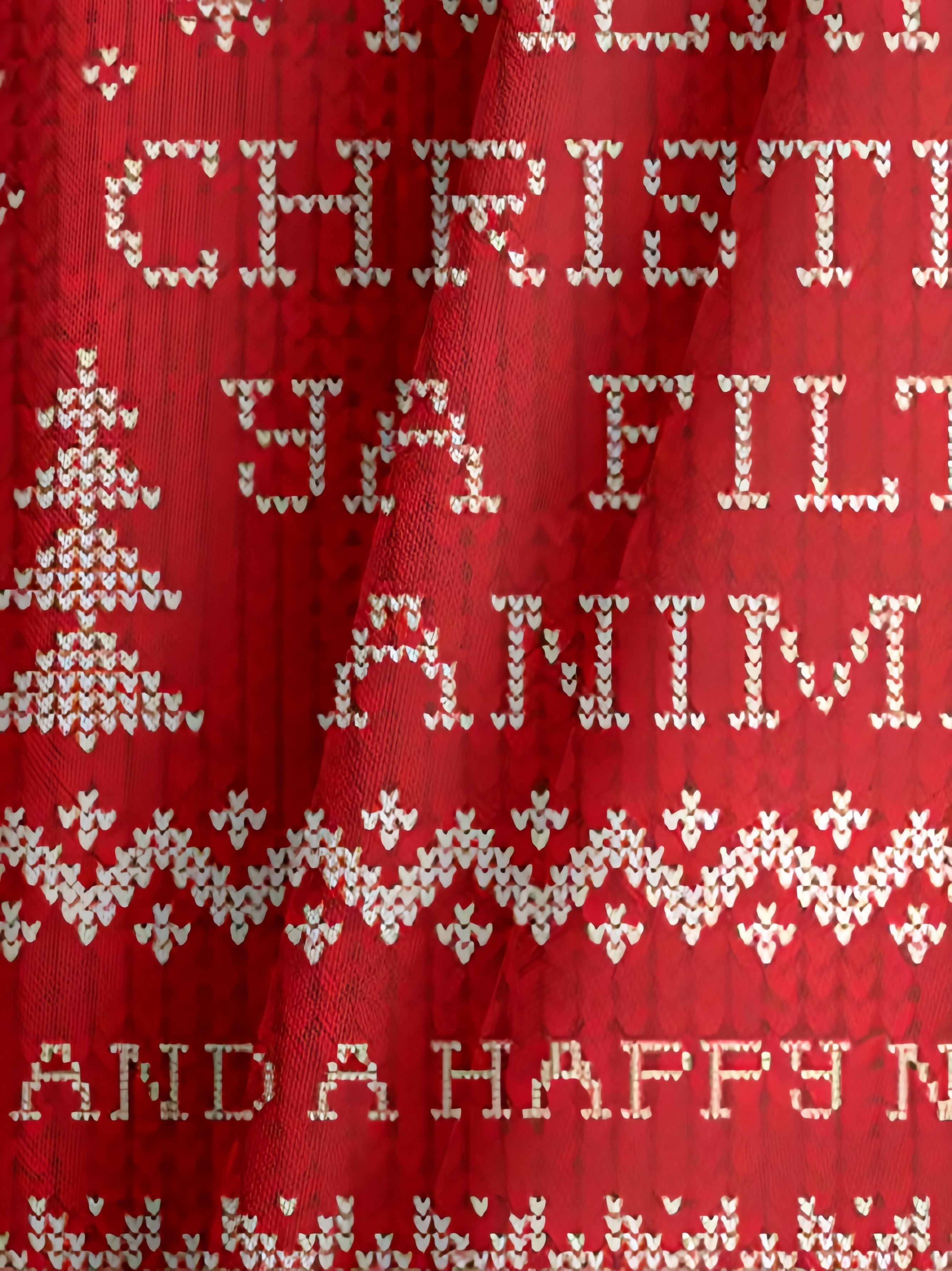 Christmas Text Letter Hoodie