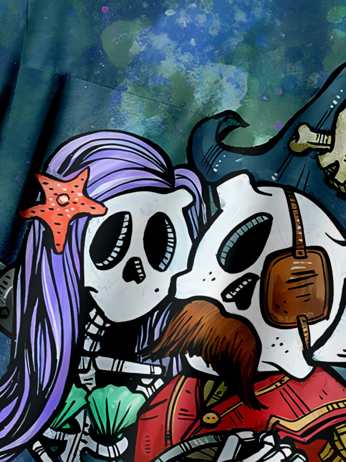 CAPTAIN AND TEAL SHIRT