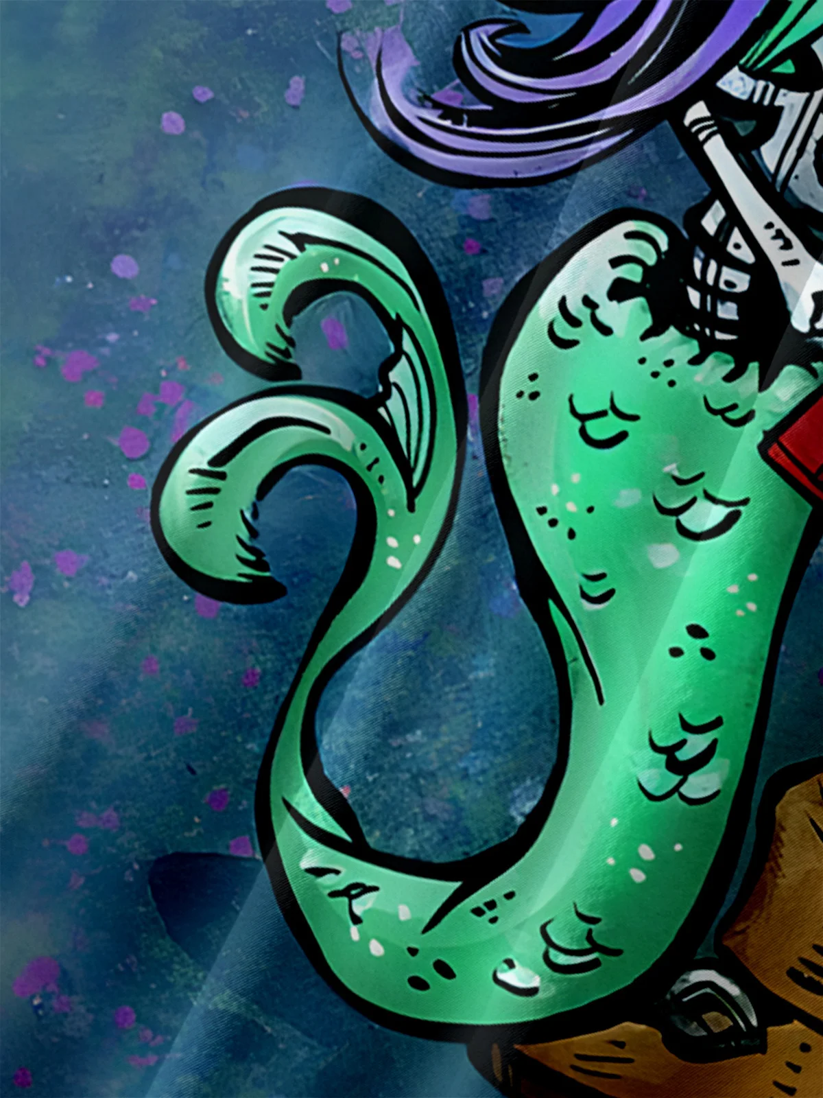 CAPTAIN AND TEAL SHIRT