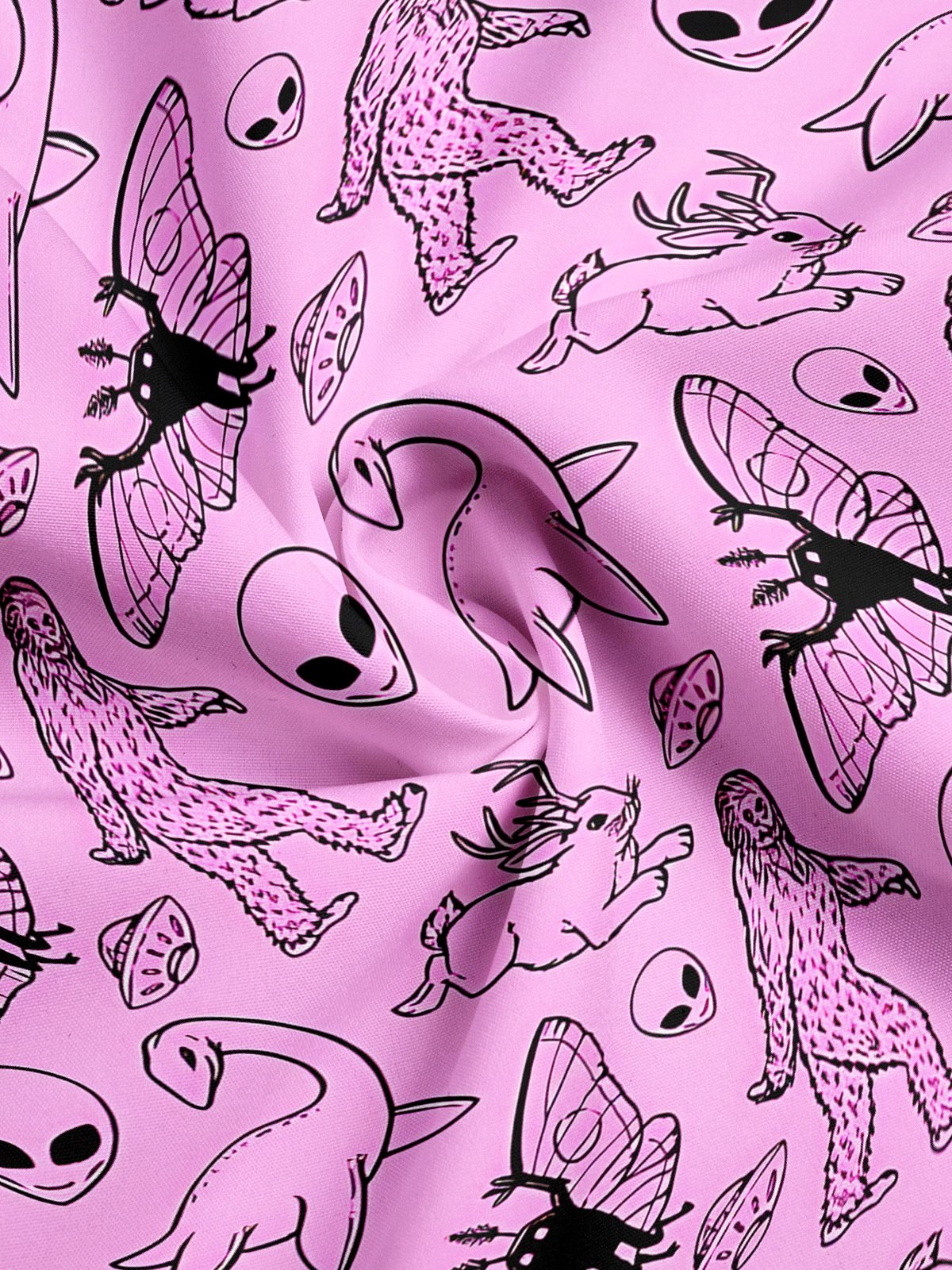 Alien Short Sleeve Aloha Shirt