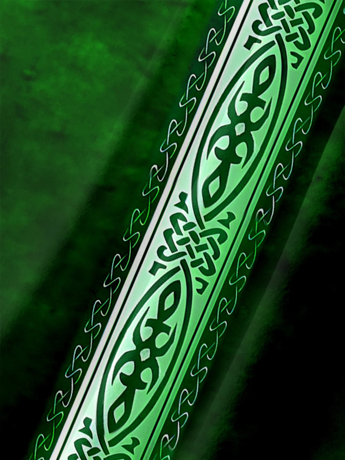 St. Patrick's Day Chest Pocket Short Sleeve Bowling Shirt