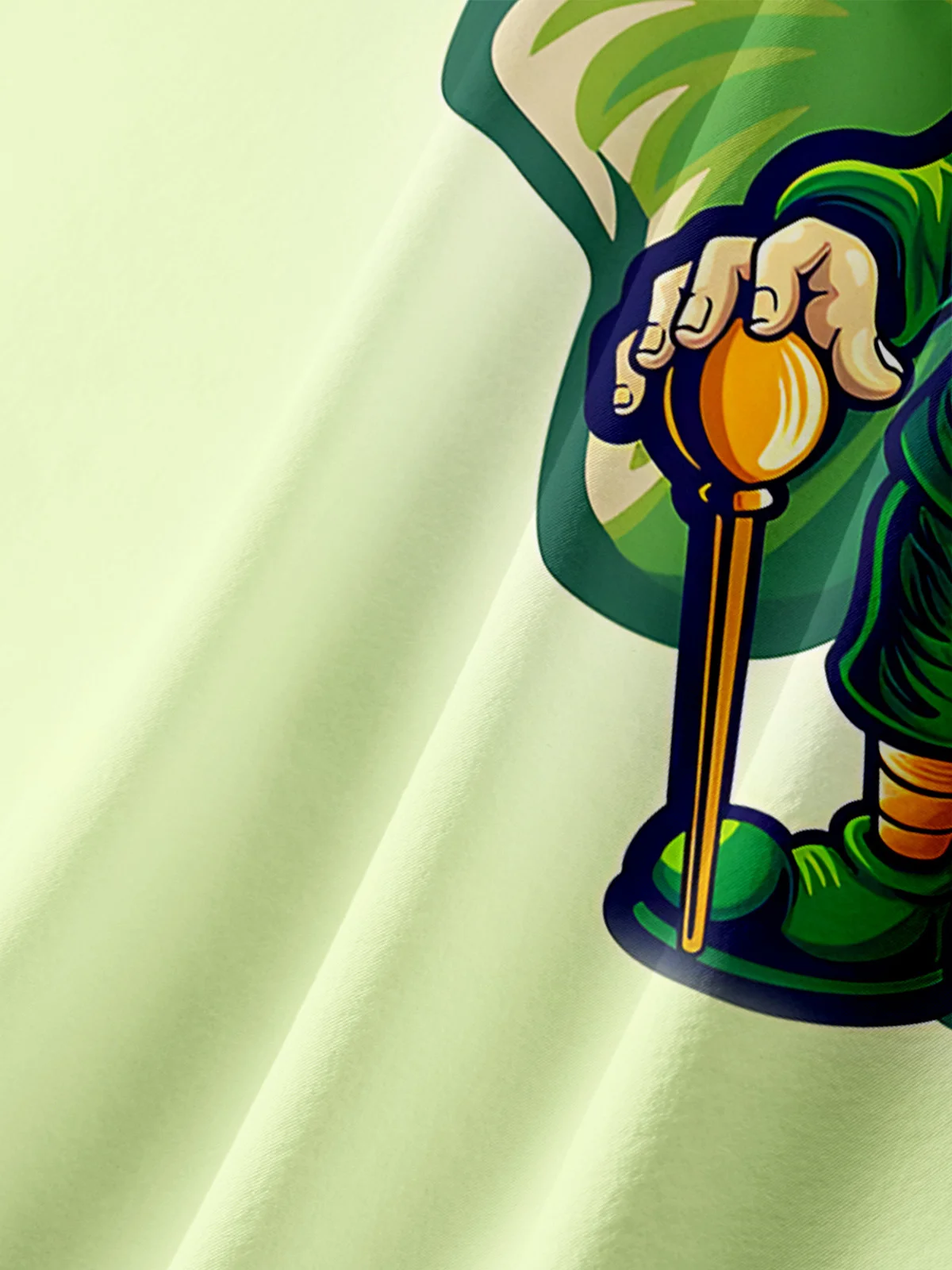 St. Patrick's Day Chest Pocket Short Sleeve Casual Shirt