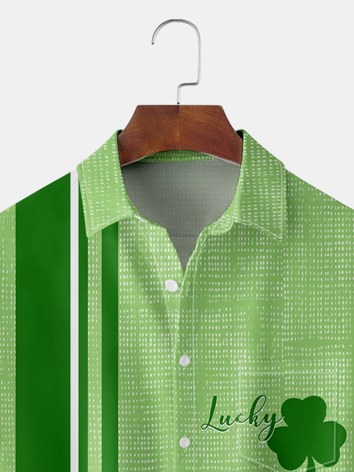 St. Patrick's Day Chest Pocket Short Sleeve Shirt