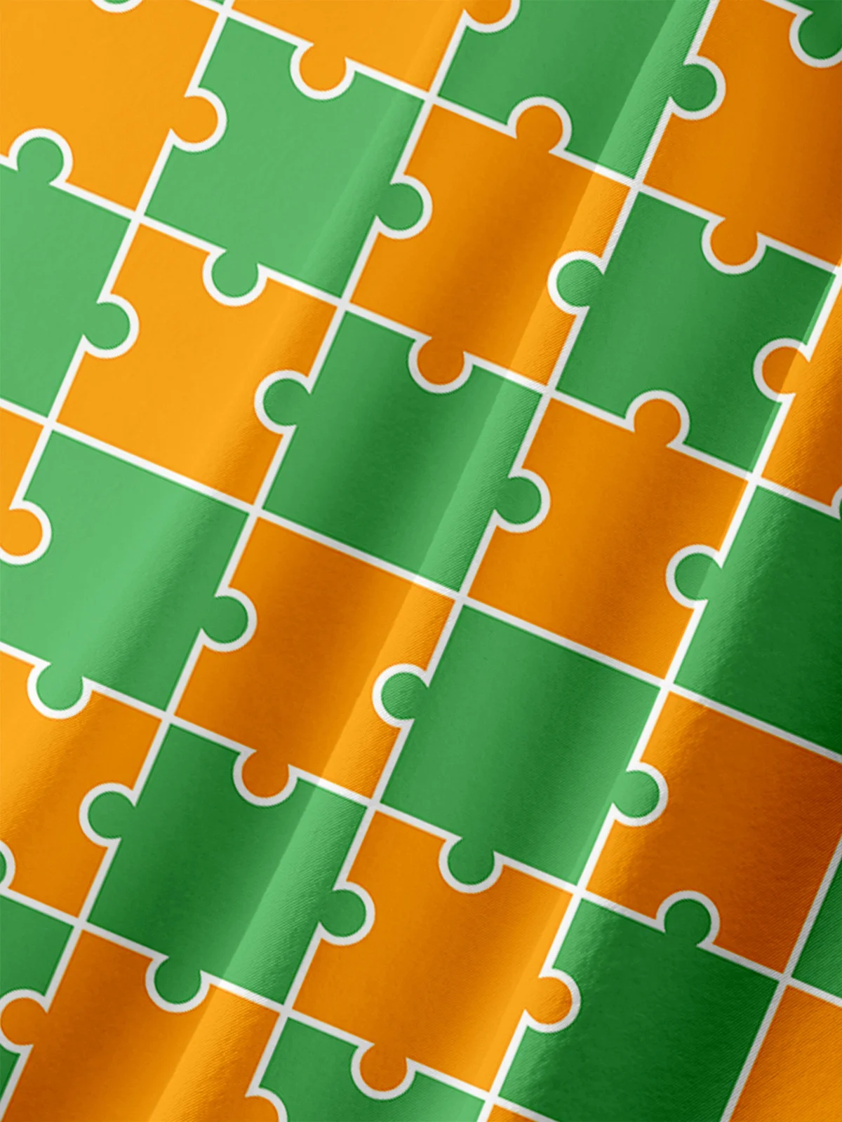 St. Patrick's Day Clover Chest Pocket Short Sleeve Casual Shirt