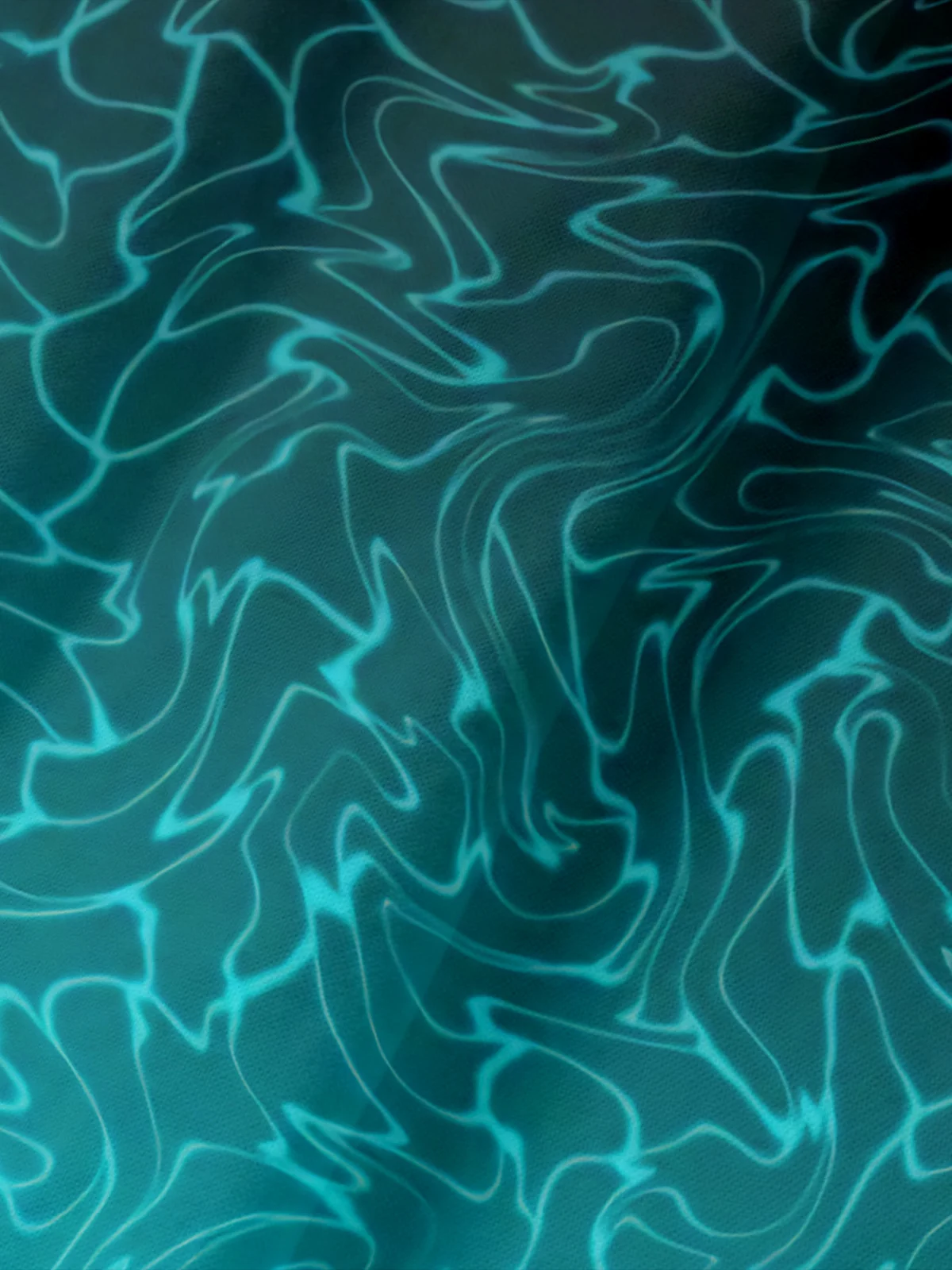 Ombre Abstract Geometric Button Short Sleeve Polo Shirt