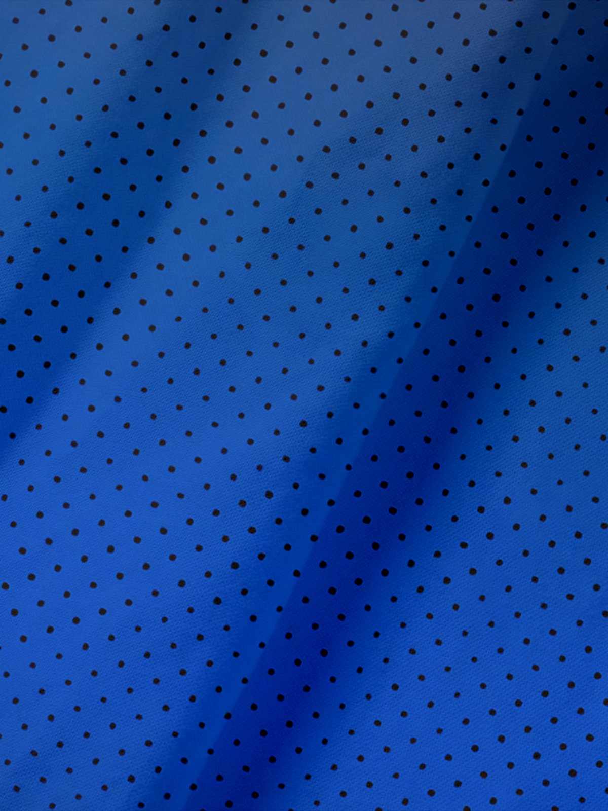 Ombre Polka Dot Button Short Sleeve Polo Shirt