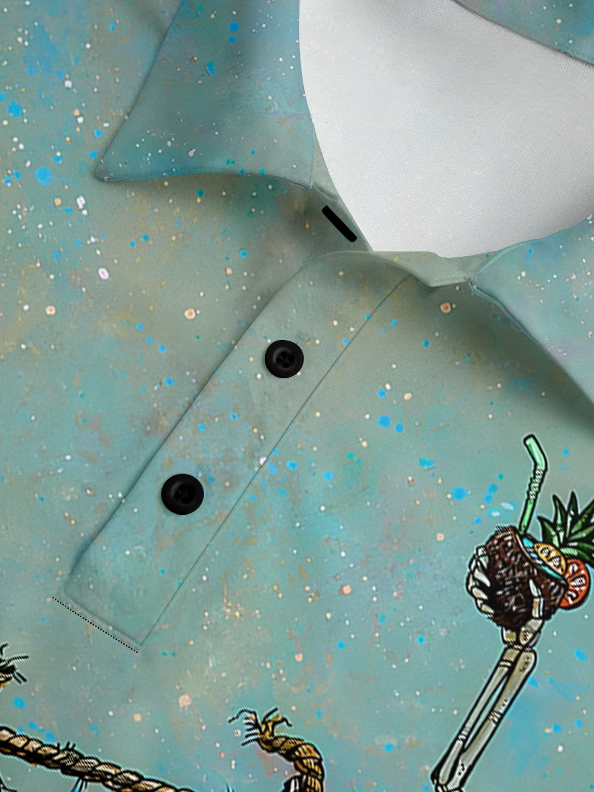 GREAT WHITE WAVE POLO SHIRT