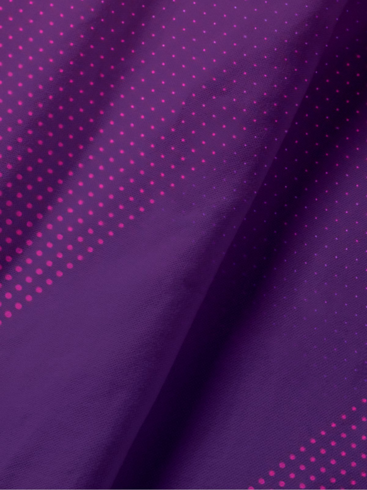 Gradient Polka Dots Button Short Sleeve Polo Shirt