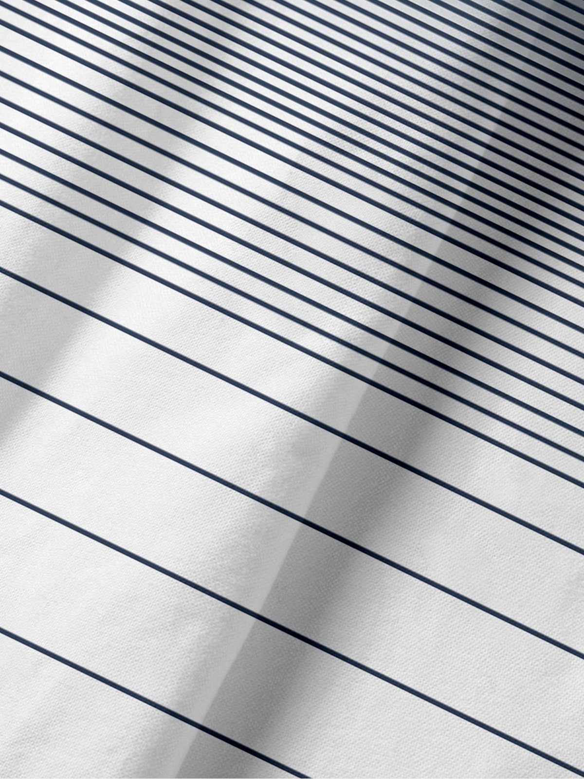 Ombre Stripe Button Short Sleeve Golf Polo Shirt