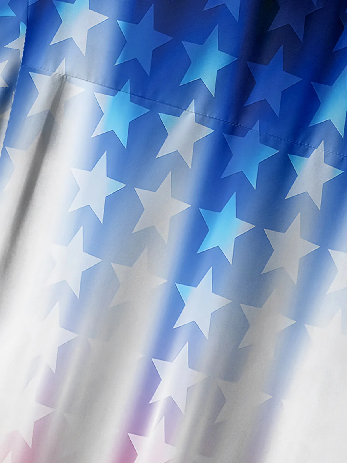 American Flag Chest Pocket Short Sleeve Casual Shirt