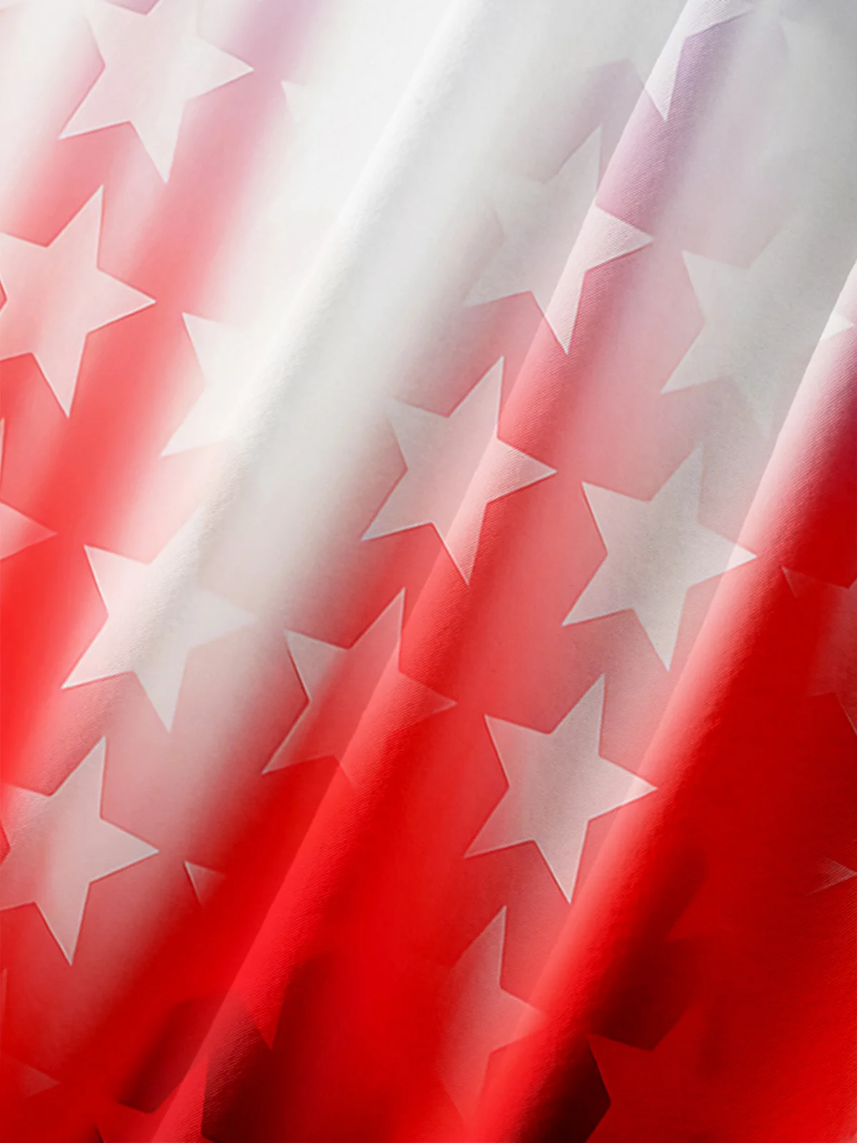 American Flag Chest Pocket Short Sleeve Casual Shirt