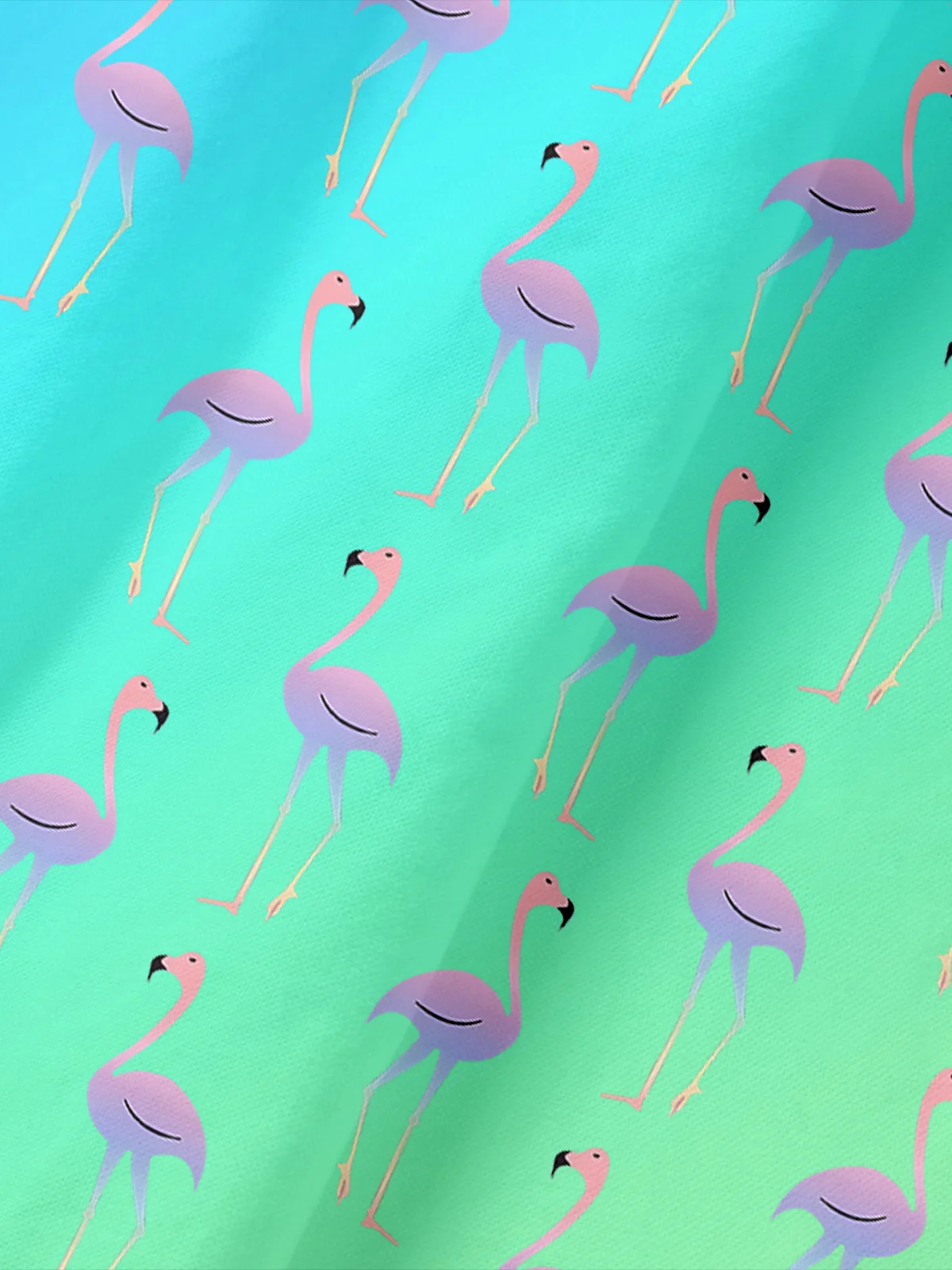 Moisture-wicking Golf Polo Ombre Flamingo