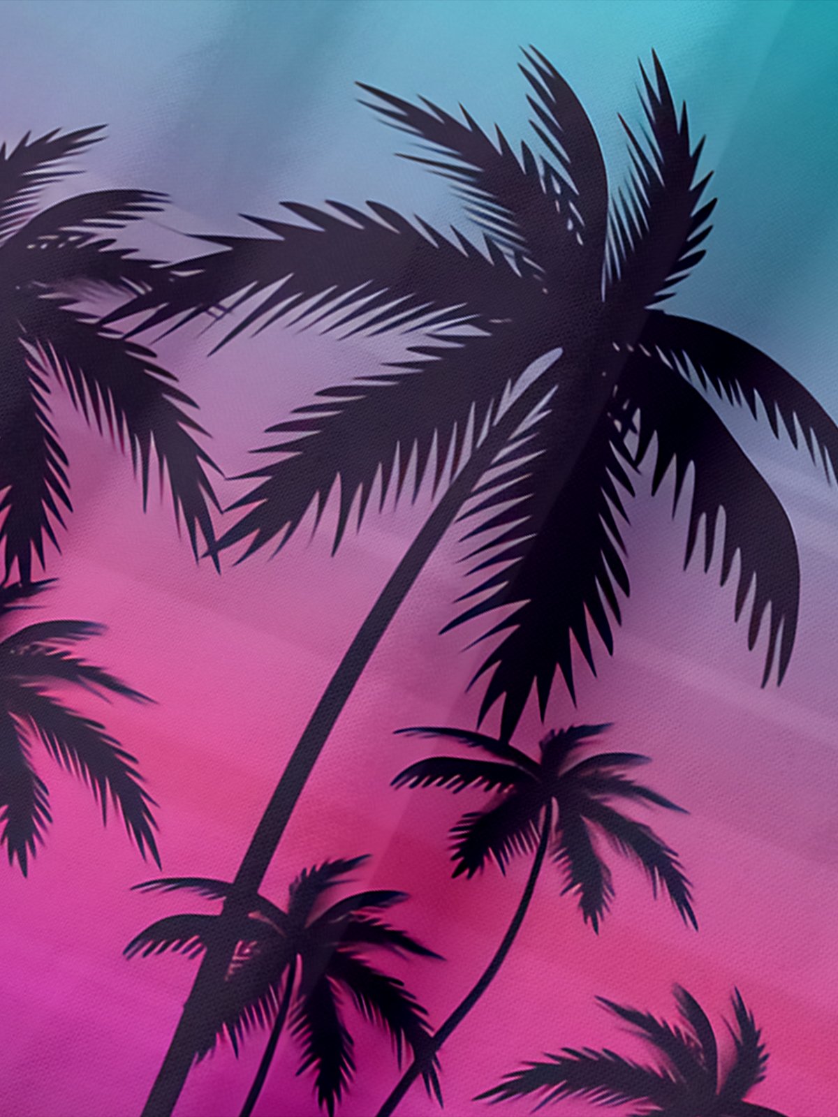 Moisture-wicking Golf Polo Ombre Coconut Tree