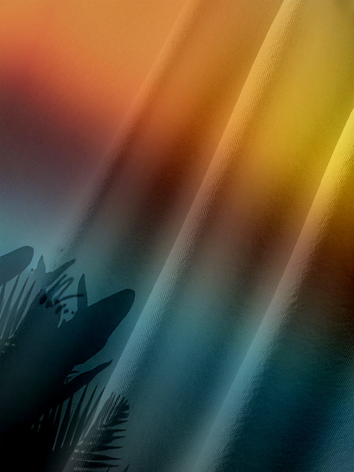 Coconut Tree Chest Pocket Short Sleeve Hawaiian Shirt