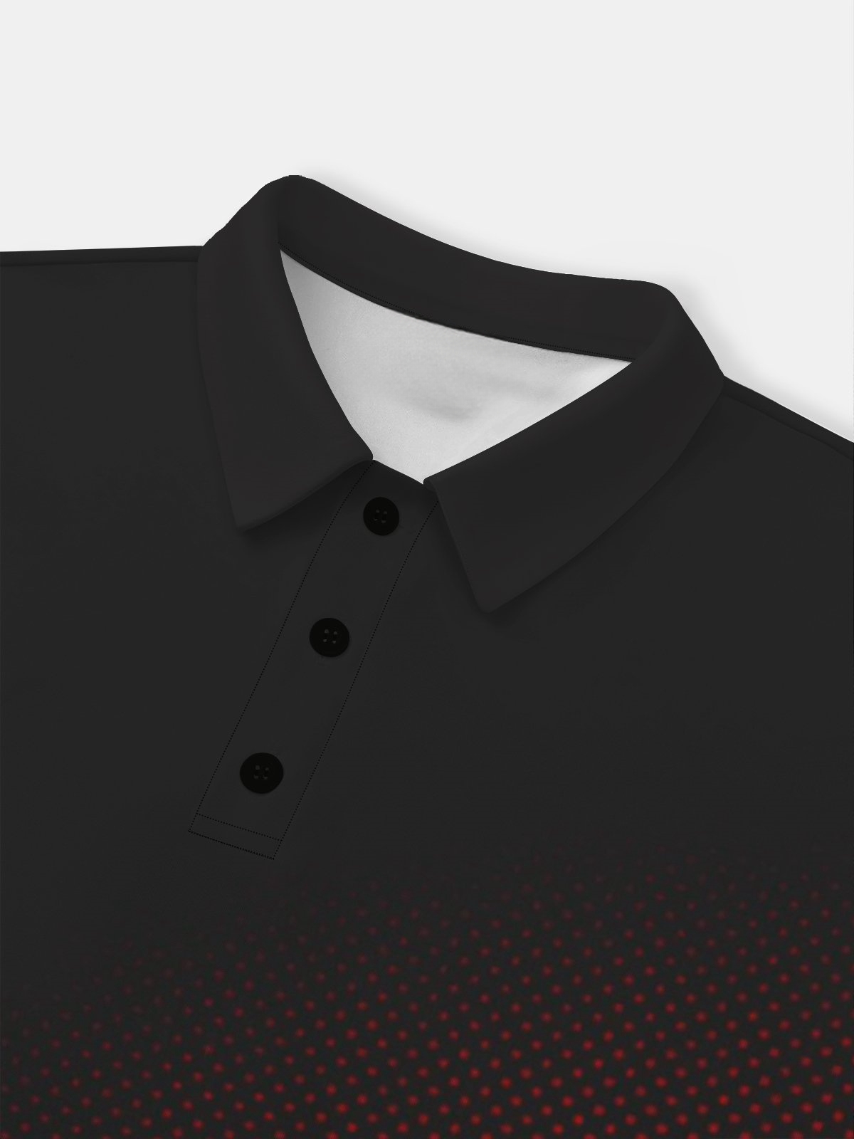 Moisture wicking Golf Polo Gradient Polka Dots